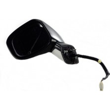 TŞT Honda Civic Dış Ayna Elektrikli Isıtmalı Sinyalli Siyah Kapak Sol 2012- 2017- (Oem No:  76258TR0G02)