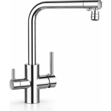 3 Yollu Arıtmalı 360 Derece Hareketli Başlıklı Arıtmalı Mutfak Bataryası