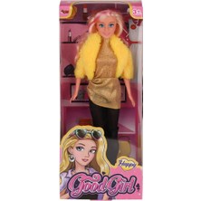 K-Yonlineticaret WG-66771 Parlak Drape Elbiseli Bebek 29 cm -Vardem