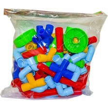 K-Yonlineticaret HC1025 Poşette Boru Blok Seti 72 Parça