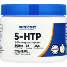 Nutricost 5-Htp Powder 25 Grams (300MG Per Serving) - Gluten Free  Non-Gmo.
