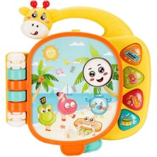 K-Yonlineticaret Minibo Sesli ve Işıklı Zürafa Figürlü Müzik Kitabı