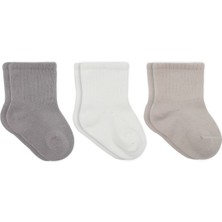 SHC4200 Elephant Boy 3'lü Penye Soket Çorap 10135 Gri