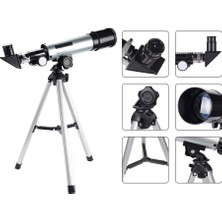 DS LLC Mini Teleskop Kara Uzay Teleskobu Aliminyum Gövde Tripodlu 50 x 360 Iegtgrs-34