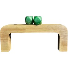 Hobicium Mıknatıslı Ahşap Çanta Sapı – Vidalı Montajlı El Yapımı Çanta Aksesuarı