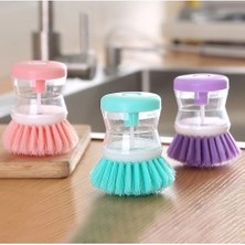 K-Yonlineticaret Deterjan Hazneli Bulaşık Yıkama Fırçası