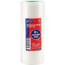 Kraf Görünmez Bant 19MM x 33M 8 Li