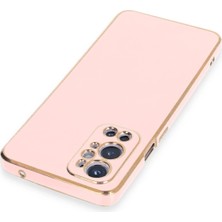 Najmaddin Newface One Plus 9 Pro Kılıf Volet Silikon - Pembe