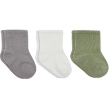 LTG Nova Mey Ithalat® Koala Boy 3'lü Penye Soket Çorap 10133 Gri