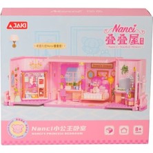 LTG Nova Mey Ithalat® HK132 Jaki̇ Küçük Prenses Yatak Odasi 247 Parça Block Oyuncak