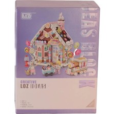 LTG Nova Mey Ithalat® LZ-1224 Loz Şeker Evi̇ 781 Parça Block Oyuncak
