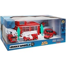 Velora Maxx Wheels Dc Garaj Seti, /itfaiye/pit Stop, 5 Araçlı