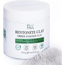Velora Yüz ve Vücut Bentonit KILI%100 Natural Doğal Yeşil Toz Kil 500 gr