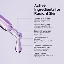 Velora Cilt Tonu Eşitleyici Peeling Serum – Aha Bha Eksfoliyan & Gözenek Temizleyici | Salisilik Asit & Glikolik Asit ile Aydınlatıcı, Anti-Aging Cilt Bakımı, 50 ml