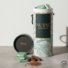 Nutat 700 gr Sütlü Madlen Çikolata - Kapaklı Yeşil Tasarım Büyük Boy Silindir Kutu 🍫📦
