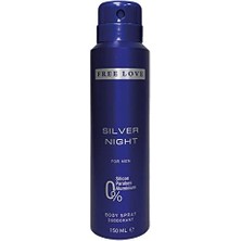 Velora Free Love Silver Night Erkek Deodorant 150 ml