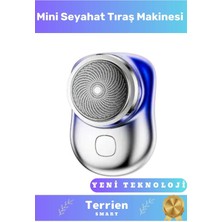 Terrien Smart Seri Yeni Teknoloji Suya Dayanıklı Hızlı Şarj Hassas Cilt Seyahat Mini Tıraş Makinesi