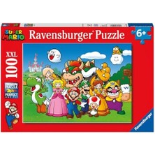 Velora 129928 100 Parçalı Puzzle Süper Mario, Çok Renkli