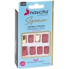 Velora 24'lü Square Renkli Takma Tırnak - 160