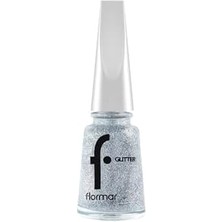 Velora Yoğun Simli Şeffaf Oje Nail Enamel GL038 Holographic Silver