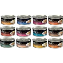 Reflex Plus Essential Ultra Premium Yaş Kedi Konservesi 70 gr Karışık Tat 12 Adet Lezzetli Mama