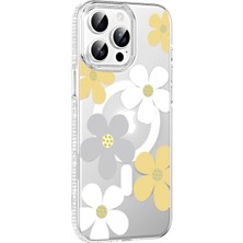 Herşeytrend Joko Apple Iphone 15 Pro Max Floral Magsafe Kapak - Sarı