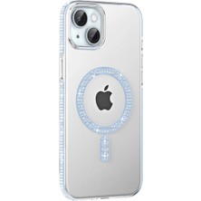 Herşeytrend Joko Apple Iphone 14 Move Taşlı Magsafe Kapak - Mavi