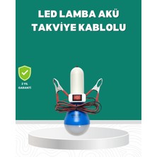 K-Yonlineticaret Aküden Çalışan 12V LED Ampul Taşınabilir Kullanım