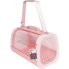 M-Pets Honey Kedi ve Küçük Irk Köpek Taşıma Çantası Pembe 59X38X35,4 cm