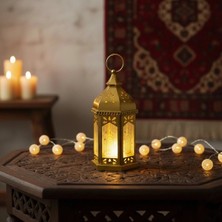 K-Yonlineticaret Ramazan Temalı Büyük Boy Altıgen Kubbe LED Lamba