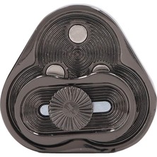 Yeni Nesil Edc Metal Fidget Spinner (Black) – Stres Atıcı, Sessiz ve Akıcı Tasarım