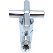 K-Yonlineticaret Dayanıklı 4 Kollu Taharet Musluğu Tuvalet Klozet Krom Musluk