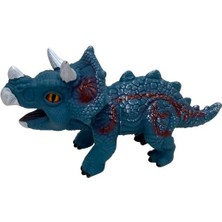 Kyops Soft Dinazor Neon Gözlü 24 cm -LD6206B-SYRACOSAURUS (Lisinya)