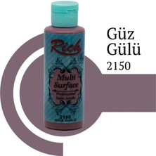 Belle Fusion Mey Ithalat® Rich Multi Surface 2150 Güz Gülü Akrilik Boya 120 cc