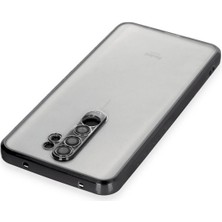 Najmaddin Newface Xiaomi Redmi Note 8 Pro Kılıf Razer Lensli Silikon - Siyah