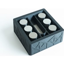 Mottopi Silindir Viski Soğutma Seti,paslanmaz Çelik Buz Silindiri,kutulu 6'lı Buz Silindiri ve Özel Maşa