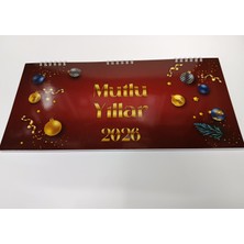 Nuryay 2026 Spiralli Masa Takvimi Küçük (12 x 34 )