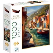 Velora Kayıklar 1000 Parça 2,2mm Kalınlık 48X68CM Profesyonel Hobi Puzzle Yapboz Serisi