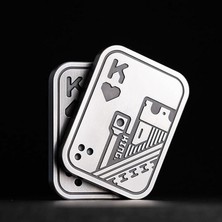 Yeni Nesil Edc Fidget K Metal Kart – Stres Atıcı Premium Tasarım | Günlük Taşıma