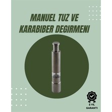 Belle Fusion Mey Ithalat® Orta Boy Kararbiber ve Tuz Öğütücü – Kolay Kullanım, Şık Tasarım