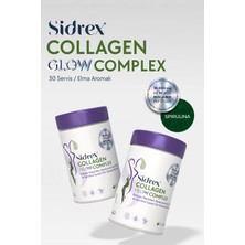 Sidrex Sıdrex Collagen Glow Complex | Tip I–ıı–ııı Kolajen, Spirulina, C Vitamini, Biotin ,hyaluronik Asit, Krom ve Çinko Içeren Takviye Edici Gıda 330G - 30 Servis