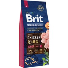 Brit Premium By Nature Storozde Brit Premium 15 kg By Nature Büyük Irk Genç Köpekler Için, Tavuk Etli Kuru Mama