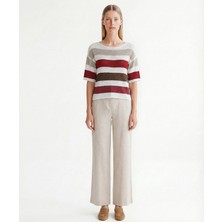 Yargıcı Regular Bisiklet Yaka 3/4 Kol Kazak