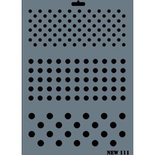 Belle Fusion Mey Ithalat® Rich New Seri N-111 Stencil 35X25 cm