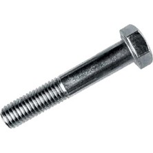 Belle Fusion Mey Ithalat® M20X170 Civata Beyaz Yarım Paso 2 Adet