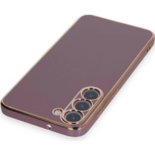 Najmaddin Newface Samsung Galaxy S23 Plus Kılıf Volet Silikon - Mor