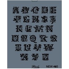Belle Fusion Mey Ithalat® Rich New Seri N-465 Stencil 35X25 cm