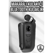 Belle Fusion Mey Ithalat® Makaralı Bluetooth Kulaklık Kulak Içi Android Ios Uyumlu Titreşimli