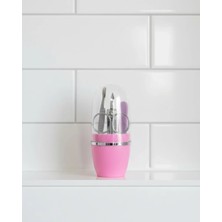 K-Yonlineticaret Tırnak Bakım Manikür Pedikür Seti 4 Parça Pembe Pratik Günlük Kullanım