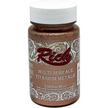 Belle Fusion Mey Ithalat® Rich Multi Surface Titanium 2530 Pudra Pembe Metalik 90 cc